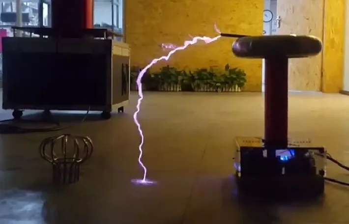 0,5 м Lightning Tesla катушка DRSSTC/Музыка Tesla электрическое кольцо/искусственная молния/экспериментальный дисплей