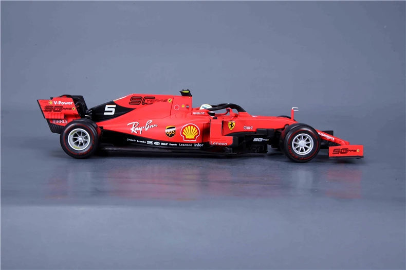 Bburago 1:18 F1 SF90#5 Sebastian Vettel#16 Charles Leclerc гоночный литой автомобиль