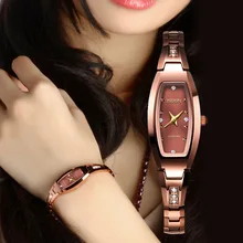 

Small and fashionable ladies watch tungsten steel waterproof dual calendar luminous quartz watch ladies watch
