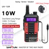 Baofeng UV-10R Professional Walkie Talkie 10W High Power Dual Band Two Way CB Ham Radios 10 KM HF Transceiver VHF UHF UV 10R USB 1