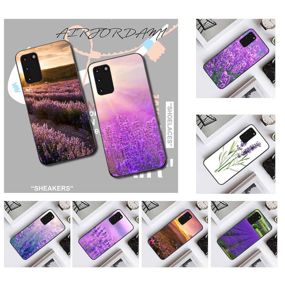 NBDRUICAI простой Лавандовый Фиолетовый цветы Мягкий чехол для телефона Samsung S20 plus Ultra