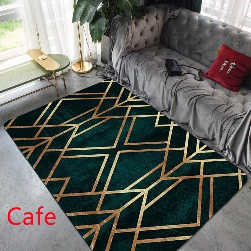 Модные современные коврики, ковер с геометрическим узором, скандинавский простой коврик для гостиной, журнальный столик, спальни - Цвет: 3