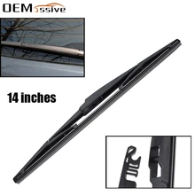 14 "tailgate rear windscreen 와이퍼 블레이드, 현대 산타페 cm H-1 starex accent mc i40 tucson for kia carens rondo mohave rio(China)