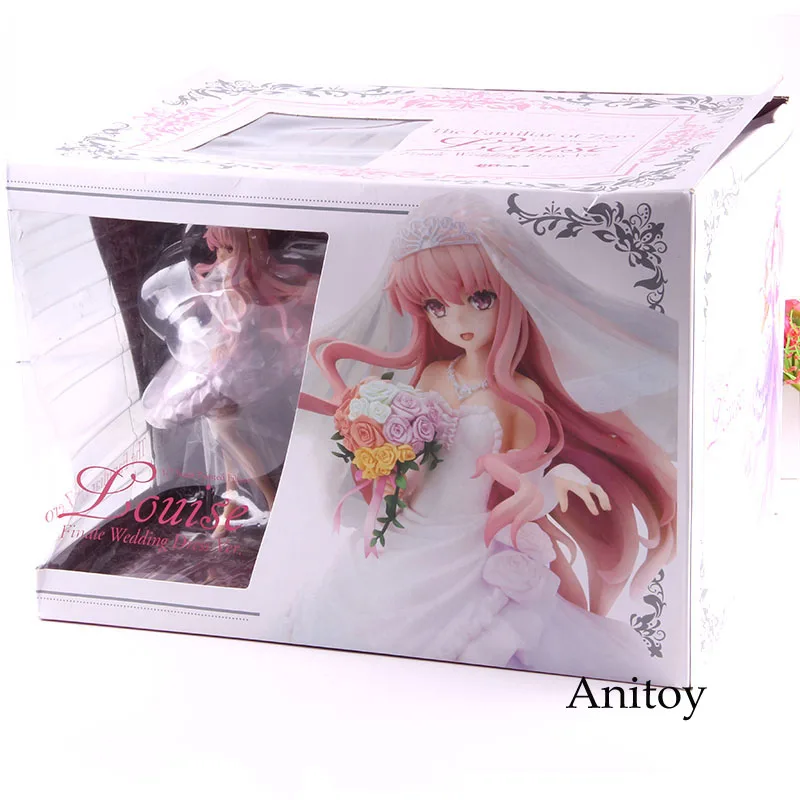 1/7 Масштаб Аниме Фигура финал свадебное платье Ver. Zero No Tsukaima Louise фигурка ПВХ Коллекционная модель игрушки