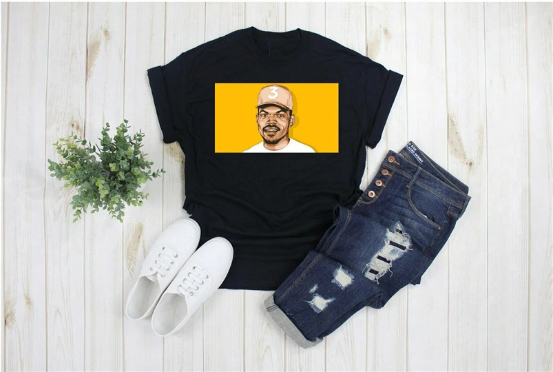 Chance The Rapper-футболка Новейшая модная футболка новый дизайн сделай сам |