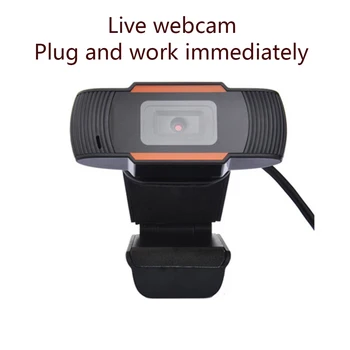 

720P HD Webcam IP Camera WiFi Built-in Sound Absorption Microphone Digit Video Laptop Desktop PC USB Surveillance Online Meeting