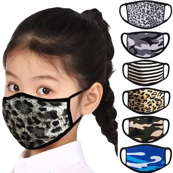 

Children Kids Unisex Mouth Caps Breathable Cloth Face Mask Washable Face Mask Reuseable Face Shield mondmasker