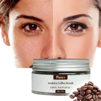 

100G a Coffee Body Scrub Cream Dead Sea Salt for Exfoliating Whitening Moisturizing Anti Cellulite Treatment Acne