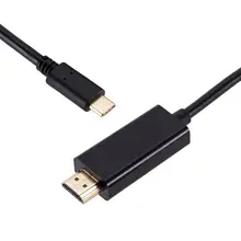 USB C к HDMI кабель с 4 k@ 60 Гц 1,8 м usb type-C к HDMI Кабель-адаптер для Macbook Pro/samsung Galaxy S8 D08A