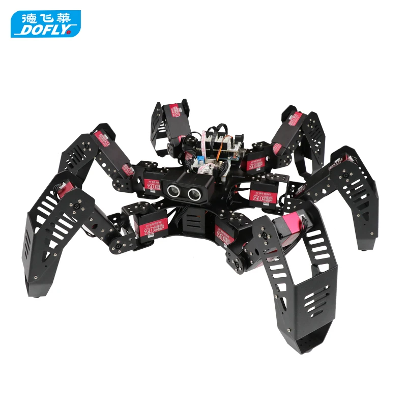 US $526.05 SixFoot Spider Robot DIY Development Kit CR6 Mobile Phone Remote Control Control Bionic Teaching