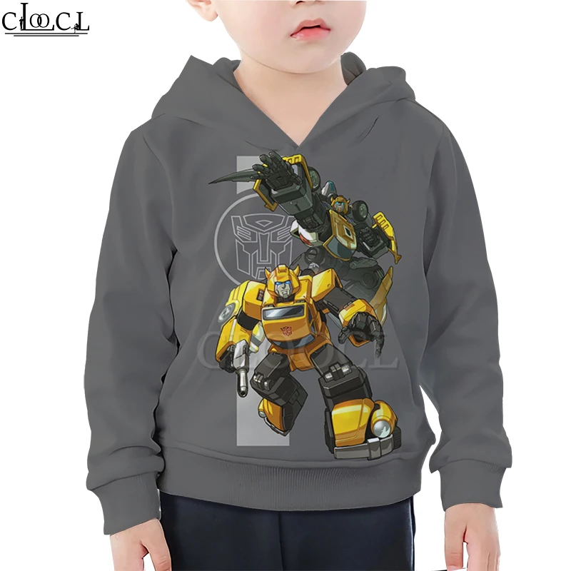  Baby Daughter Clothing Anime Superhero Bumblebee Hoodie Boy Girl 3D Print Sweatshirt Toddler T Shir