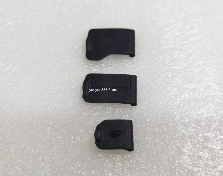 Un Set Di 3 Pezzi Per Nikon D750 Usb Shell Leather Plug Gomma Pelle Usb Pelle