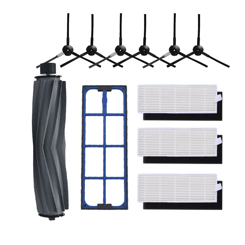 Filtro Hepa Escova Lateral Primária para Robô Aspirador de pó Peças de Reposição para Chuwi Ilife a8 a6 X620 X623