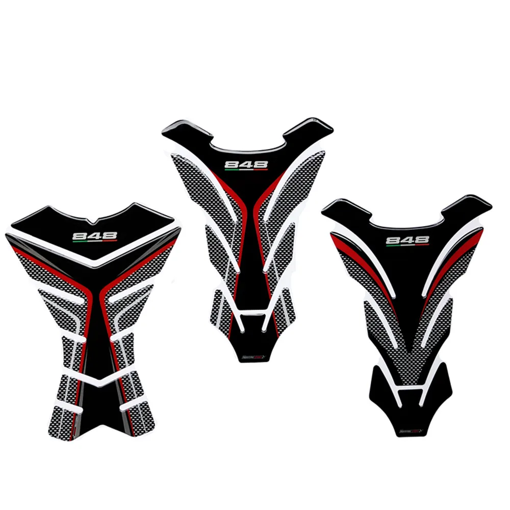

3D Motorcycle Gas Fuel Oil Tank Pad Protector Sticker Decal case for Ducati 848 EVO Tank pad Racing Modification Accessories