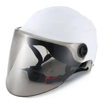 

Unisex Adult Half-Size Style Clear Matte Black Motorcycle Helmet Comfortable Ultraviolet-Proof Men Women For Motorbike
