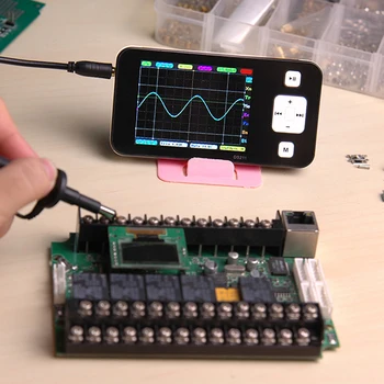 

Mini Pocket Handheld Digital Oscilloscope LCD Display Logic Analyzer with Probe