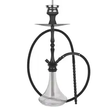 ADMY®Кальян набор 68 см алюминиевый сплав | керамический диффузор | нержавеющая сталь водосточная труба | хрустальная стеклянная бутылка |