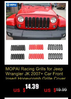 MOPAI, покрытие багажника для салона автомобиля, шторка с винтовой гайкой, инструмент для украшения Jeep Wrangler JK 2007 Up