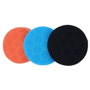 

3x Hex-Logic Buff Buffering Polishing Pad kit For Auto Car Polisher 4 inch