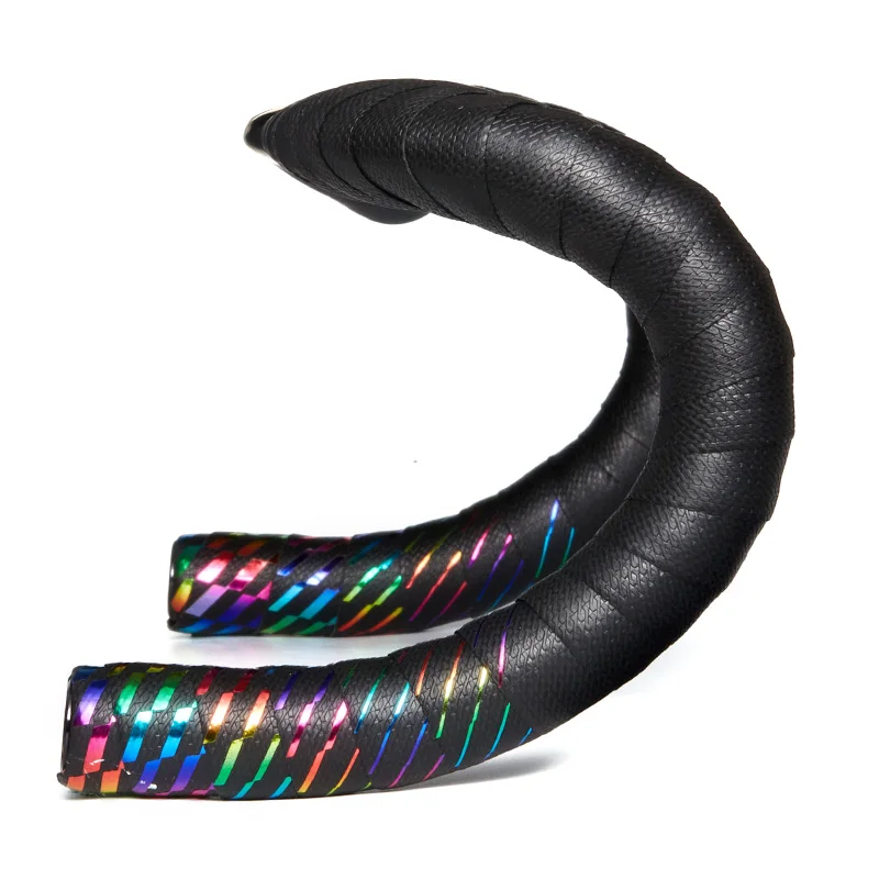 Road Bike Bike handlebar tape Bicycle grips Handlebar Tape Metal Series Grip Cycling Accessories Fixie Gear Strap PU EVA Wrap Perforated Liteskin