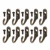 10Pcs Wall Mounted Hook Key Holder Letter Rack Hanger Hanging Decor Organizer Kitchen Dining Bar Tool for Bags Retro Coat Hanger ► Photo 1/6