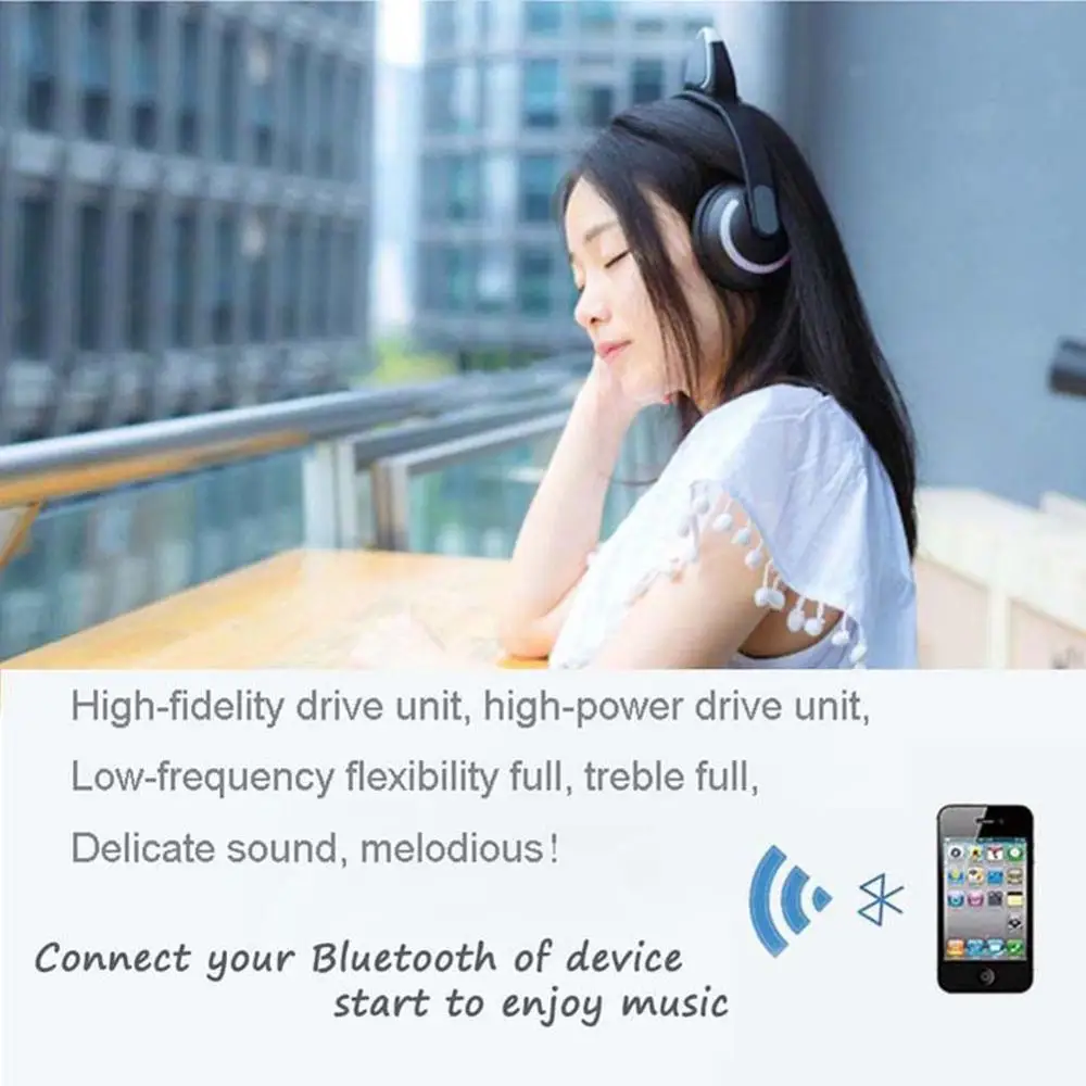 Беспроводная Bluetooth стереогарнитура Cat Ear игровая гарнитура с 7 режимами работы