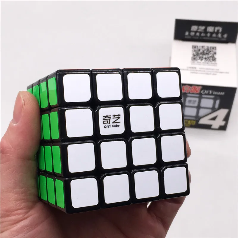 Волшебный кубик 4x4x4 QIYI бренд QIYUAN 161 Профессиональный скоростной кубик наклейка Cubo Magico Развивающие игрушки для детей головоломка подарки