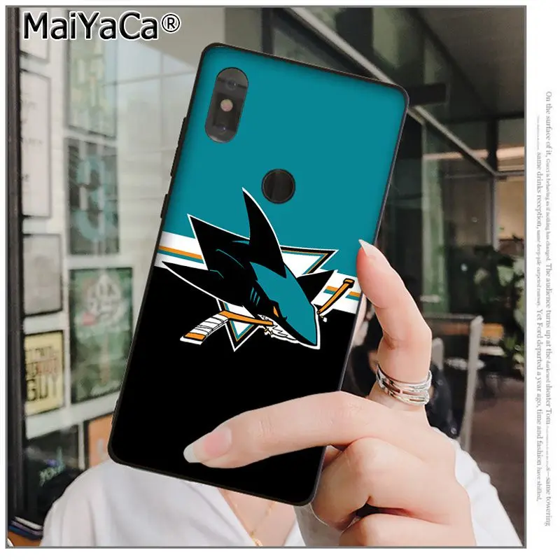 Чехол для телефона MaiYaCa San Jose Sharks высокого качества для xiaomi mi 6 8 se note2 3 mi x2 redmi 5 5plus note 4 5 5 - Цвет: A11