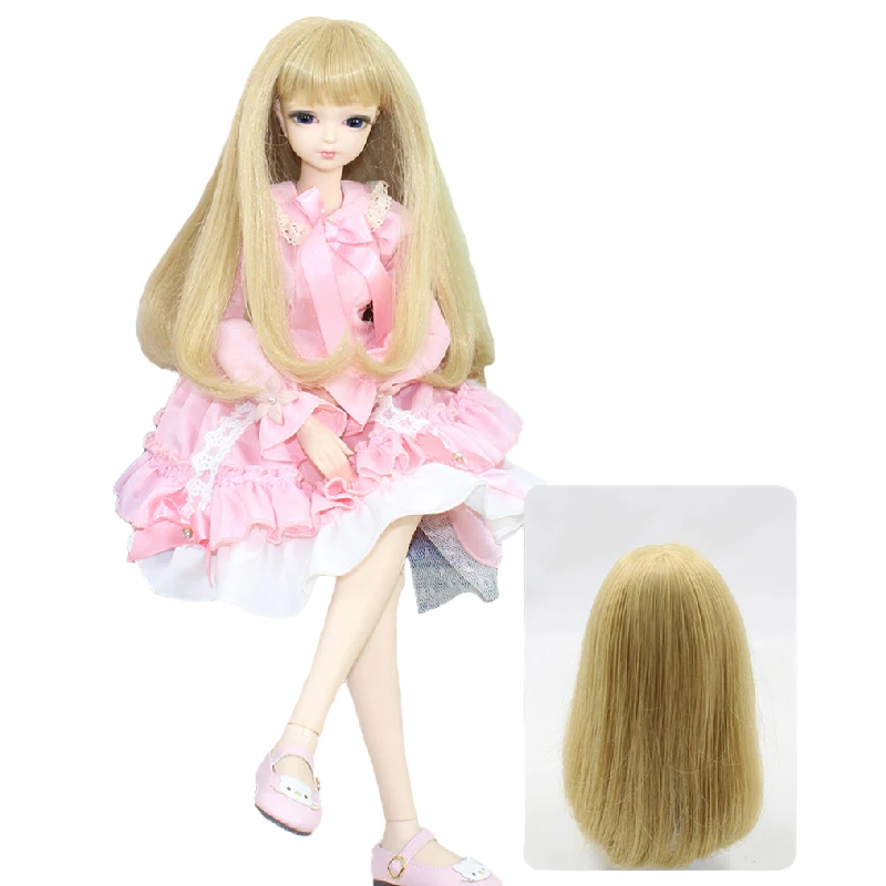 Парик Fortune Days 1/4 BJD на 7-8 дюймов шесть видов диких волос золотые коричневые черные