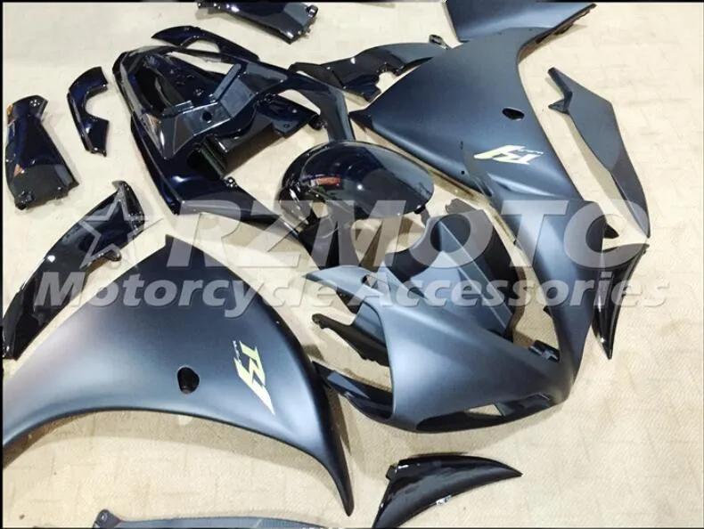 ABS форма мотоцикла Обтекатели подходят для Yamaha YZF-1000-R1 2009 2010 2011 09 10 11 обтекатель кузова набор пользовательский матовый черный