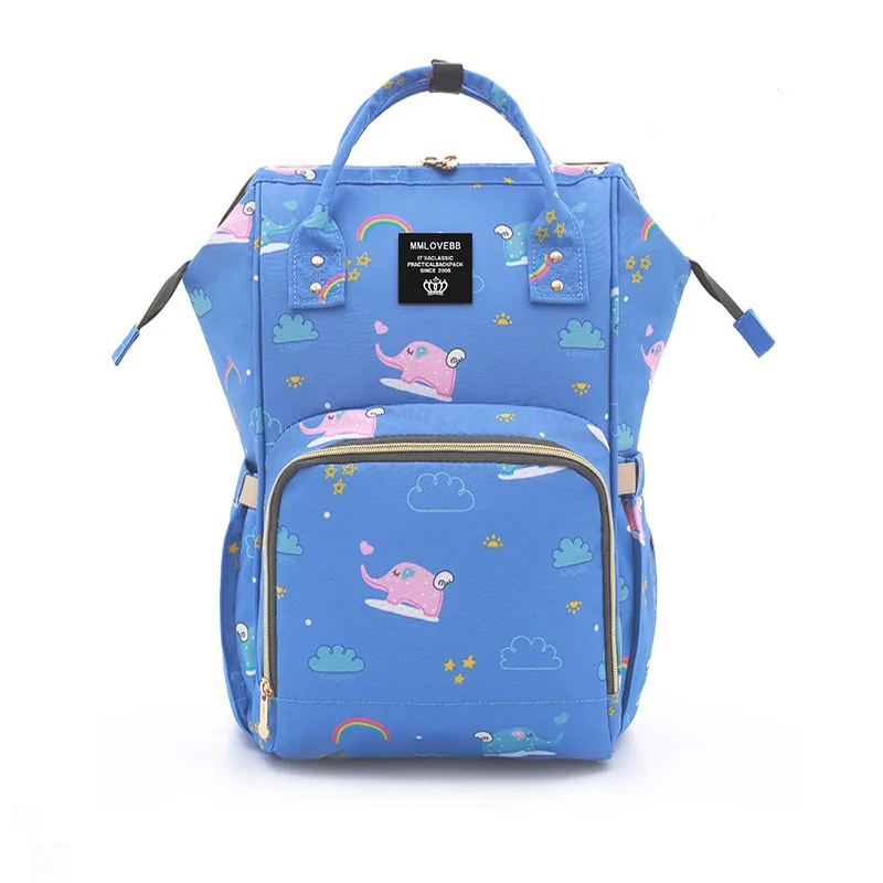 MissAbigale модная сумка для подгузников для мам и мам, брендовая Большая вместительная сумка для детских подгузников, рюкзак для путешествий, дизайнерская сумка для кормящих мам - Цвет: A3