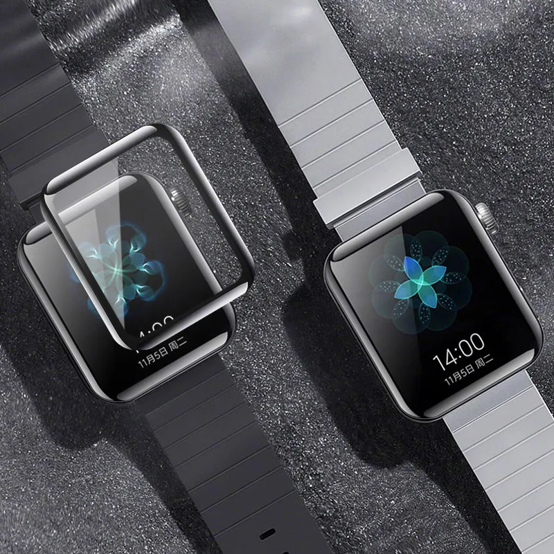 Для xiaomi smart watch пленка Взрывозащищенная/против царапин мягкая пленка(не закаленное стекло) mi watch защита экрана