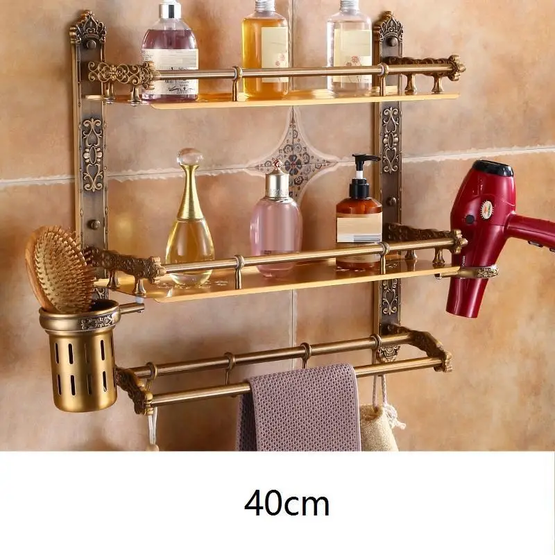 Number 16 Porta фен для волос шампунь держатель Etagere Badkamer аксессуары стойки для душа Banheiro полки Salle De Bain ванная комната настенная полка - Цвет: Number 16