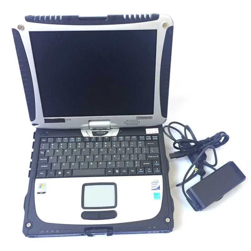 Car diagnostic computer toughbook cf19 laptop 2G ram & rotate screen second hand works for mb star