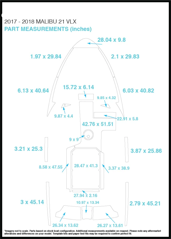 Malibu 21 VLX коврик для кокпита лодка EVA Тиковый настил 1/" 6 мм