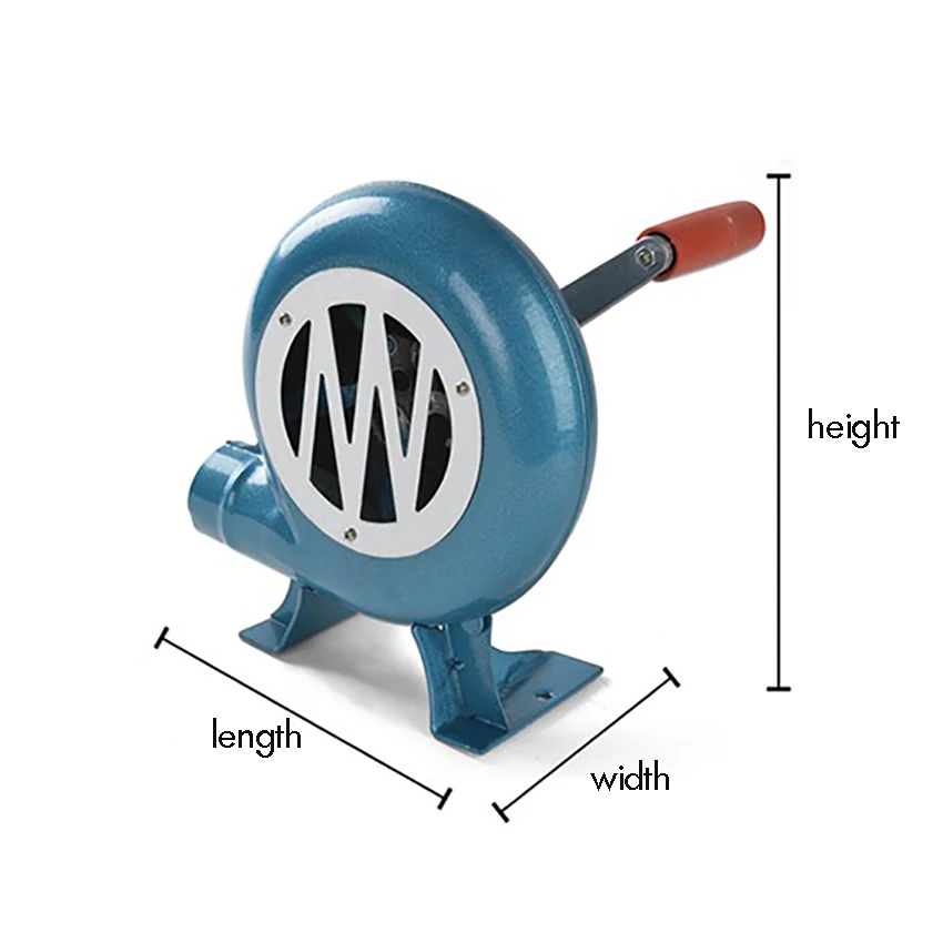 80 Вт/120 Вт/150 Вт ручной вентилятор, воздуходувка, железная шестерня, ручной гриль, пожарный стартер, возбудитель пламени для барбекю, пикника, кемпинга, пеших прогулок