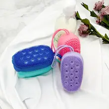 

Soft Silicone Bath Brushes Massage Scrub Gloves body brush for Multifunction Bathing tools