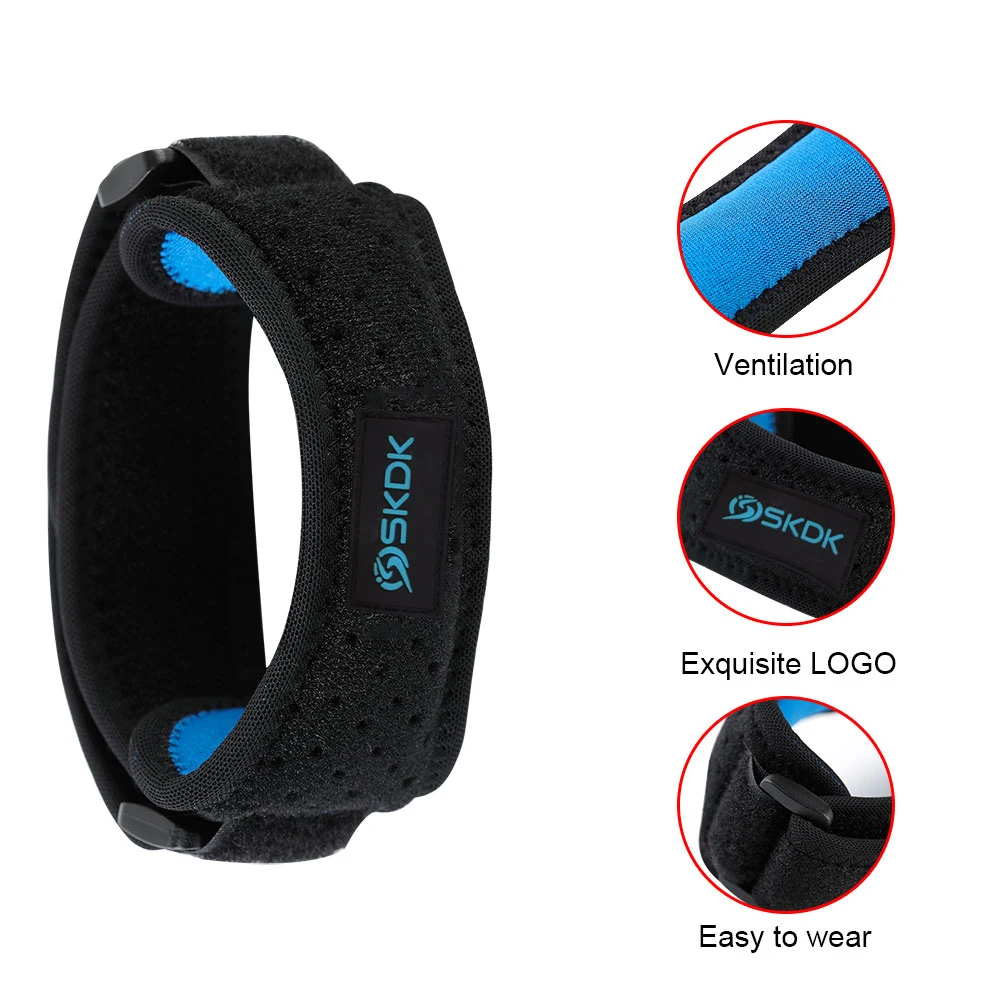 Patella Kneecap Band Adjustable Silica Gel Knee Tendon Strap Protector Knee Pad Running Sports Cycling Gym Support knee pad knee support patellar band knee brace knee wraps 1PC/2PC