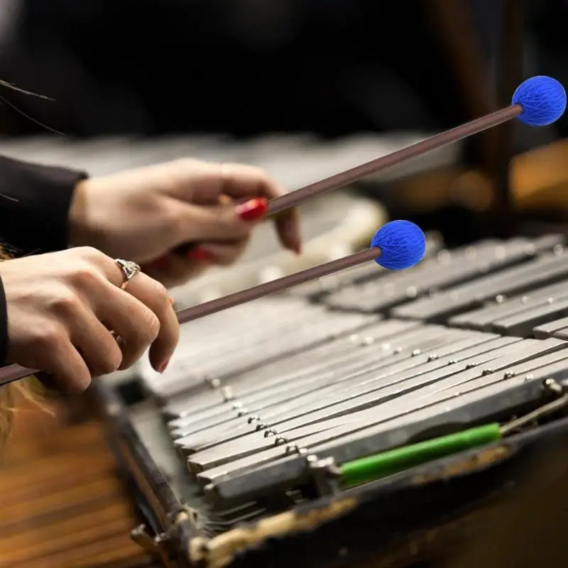 Durable Marimba Mallets Wear-resistant Multi-function Marimba Mallets Xylophone Woodblocks Mallet Percussion Instrument Parts
