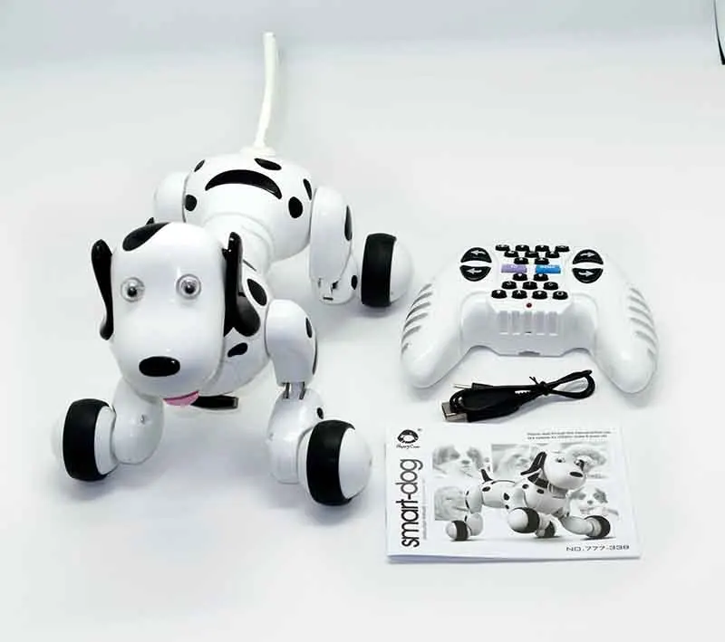 Головоломка Интеллектуальный RC робот собака игрушка Умные Электронные Домашние животные Собака детская игрушка милые животные RC Интеллектуальный робот подарок Дети Экспрессия