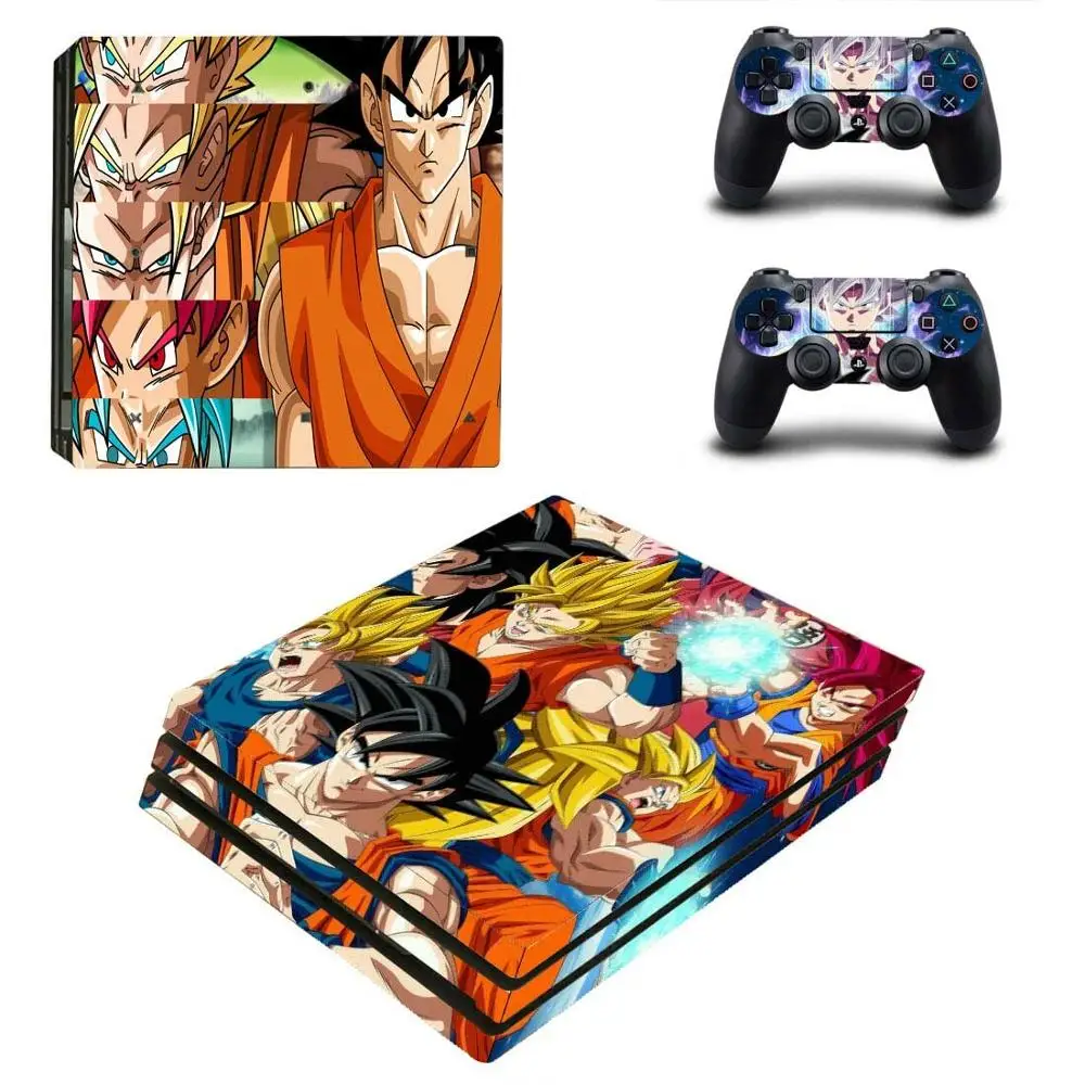 YSP4P-3330 PS4 Pro стикер s PS 4 Play станция 4 Pro Кожа Dragon Ball Стикеры для playstation 4 Pro консоль и контроллер - Цвет: YSP4P-3330