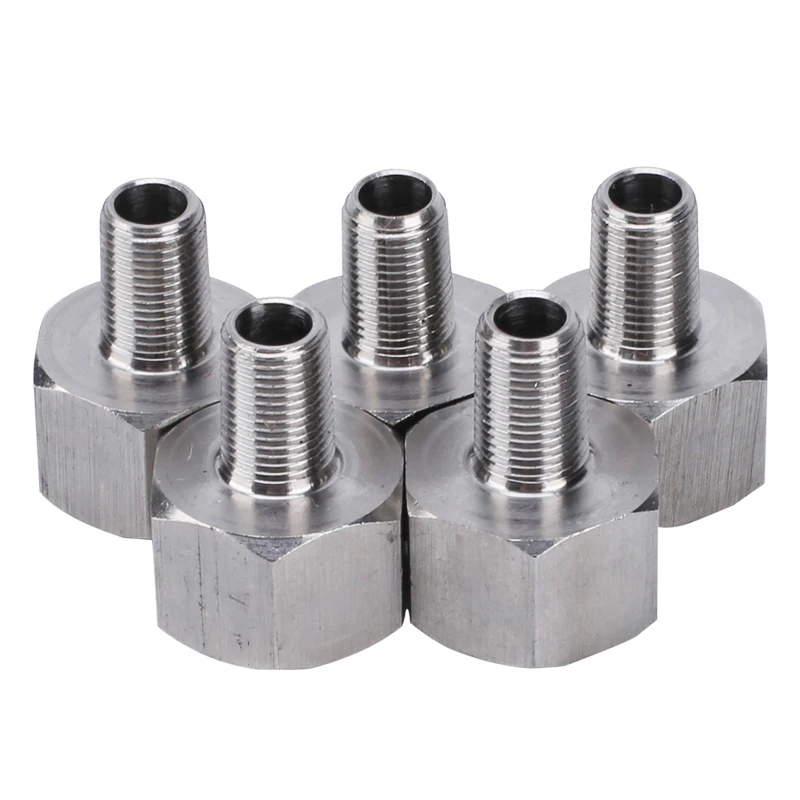 

Connector for pressure gauge stainless steel 304 1/8" 3/8" pressure gauge straight connectors