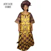 african dresses for women fashion design new african bazin embroidery design dress long dress with scarf two pcs one set A023# ► Photo 2/6