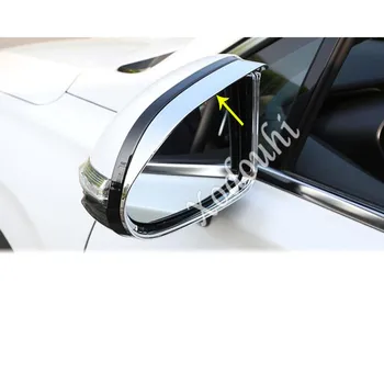 

Car Stick Eyebrow Rear Rearview Side Glass Mirror Trim Frame Rain Shield Sun Visor ShadeFor Hyundai Santa Fe SantaFe 2019 2020