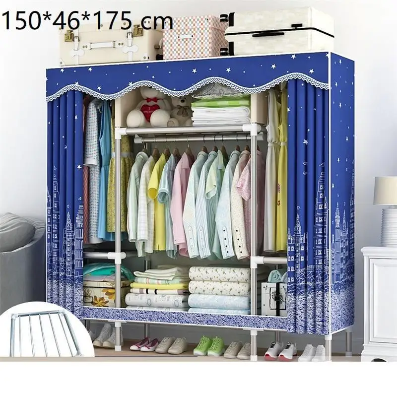 Ropa Armario Tela Meuble Placard De Range Penderie Ropero Mueble Closet Guarda Roupa мебель для спальни шкаф - Цвет: Version AI