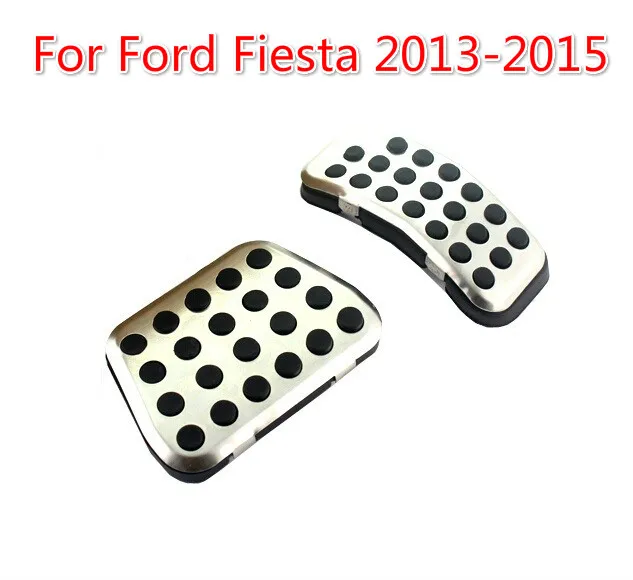 For Ford Fiesta 2009-2013 AT MT Mechanical Accelerator Brake Clutch Pedal Pedales Stickers Car-styling Car-covers | Автомобили и