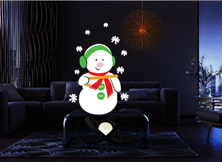 Рождественский лазерный проектор светильник анимационный эффект внутренний/наружный Хэллоуин проектор 12 узоров Снежинка/Снеговик лазерный светильник
