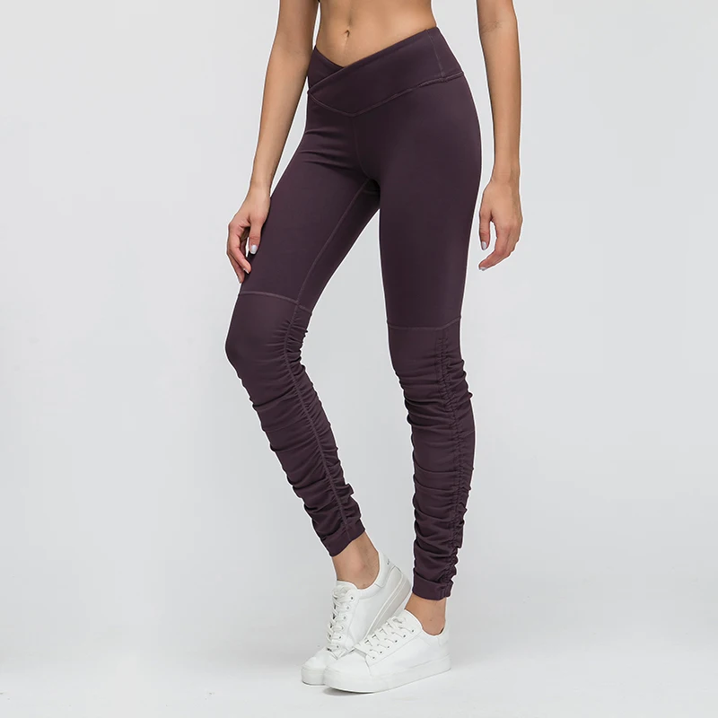 TWTOPSE V Cut Waist Naked Feel Workout 
