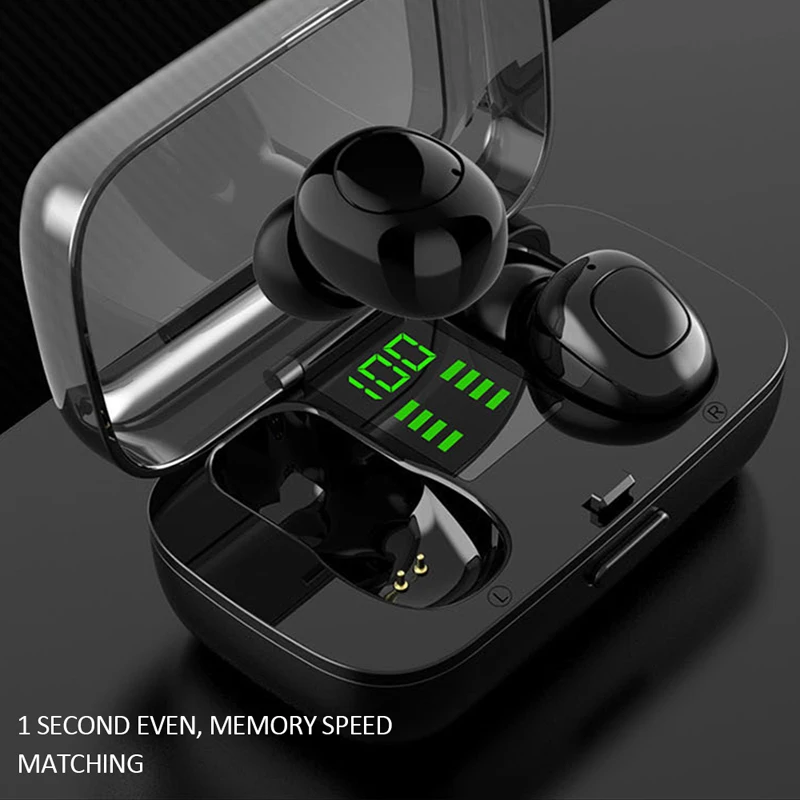 6D Mini V5.0 Bluetooth стереонаушники беспроводные IPX6 водонепроницаемые сенсорные