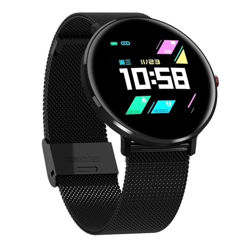 Black Steel L10 Смарт-часы Bluetooth спортивные часы IP68 Водонепроницаемые ЭКГ монитор сердечного ритма и артериального давления для мужчин для телефона Xiomi Huwei - Цвет: Black Steel